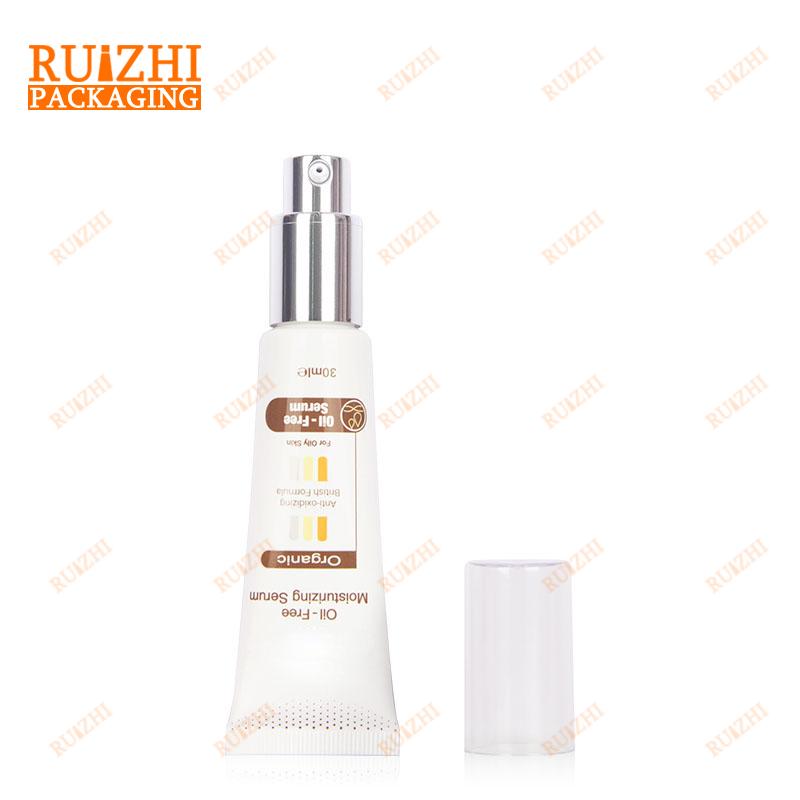 15ml cosmetic tube with pump}