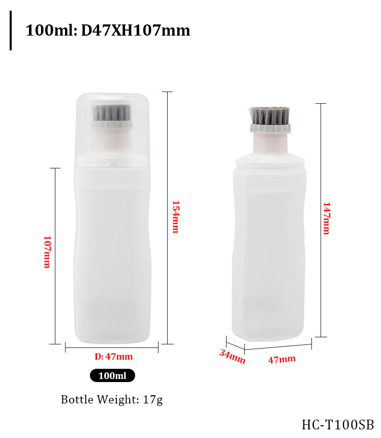shoe cleaner bottle