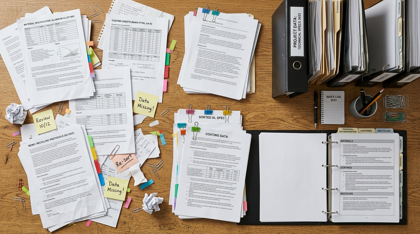 Fragmented packaging documentation that must be unified for DPP.