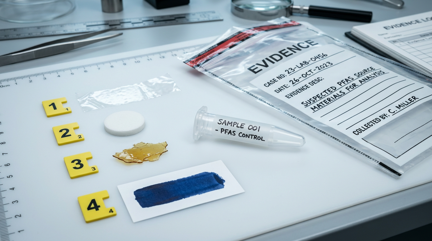 Downstream materials that affect PFAS-free claims in cosmetic packaging.